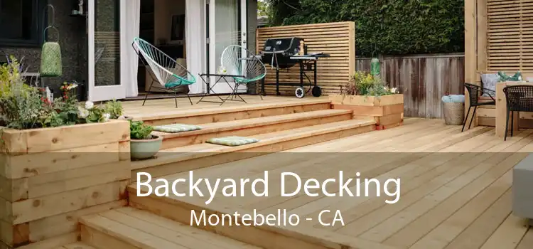 Backyard Decking Montebello - CA