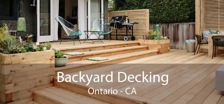 Backyard Decking Ontario - CA