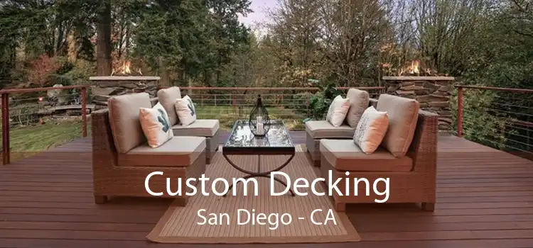 Custom Decking San Diego - CA