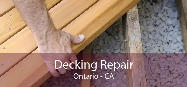 Decking Repair Ontario - CA