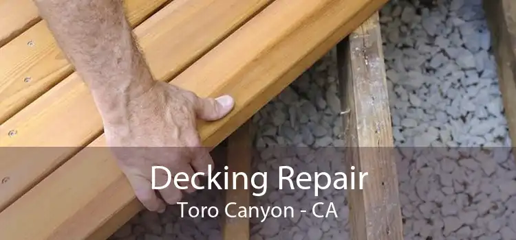 Decking Repair Toro Canyon - CA